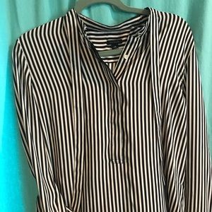 Ann Taylor LS striped shirt